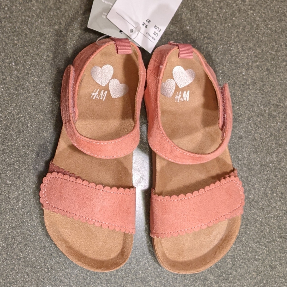 H&M Dusty Rose Sandals old sizing 27 EUR (9.5 US)
